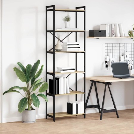 Estantería Roble Sonoma 60 x 30 x 188 cm Madera contrachapada