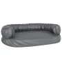 Cama para perros de espuma cuero sintético gris 75x53 cm de vidaXL, Camas para perros - Ref: Foro24-171317, Precio: 58,30 €, ...