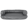 Cama para perros de espuma cuero sintético gris 75x53 cm de vidaXL, Camas para perros - Ref: Foro24-171317, Precio: 75,89 €