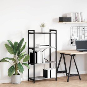 Estantería Gris sonoma 60 x 30 x 118 cm Madera contrachapada