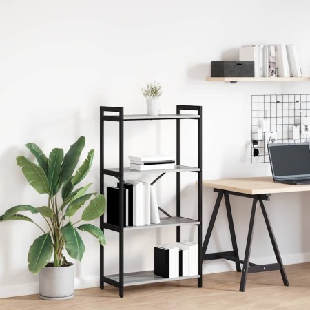 Estantería Gris sonoma 60 x 30 x 118 cm Madera contrachapada