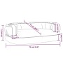 Hundebett aus grauem Schaumstoff aus Kunstleder 75x53 cm von vidaXL, Betten für Hunde - Ref: Foro24-171317, Preis: 69,53 €, R...