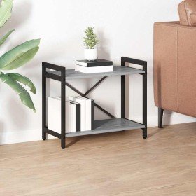 Estantería Gris sonoma 60 x 30 x 48.5 cm Madera contrachapada en Librerías y estanterías | Comprar online en Foro24
