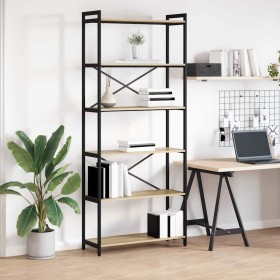 Estantería Roble Sonoma 80 x 30 x 188 cm Madera contrachapada