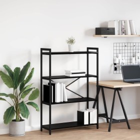 Estantería Roble negro 80 x 30 x 118 cm Madera contrachapada