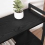 Estantería Roble negro 80 x 30 x 83 cm Madera contrachapada