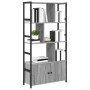 Estante de libros Gris sonoma 80 x 30 x 155.5 cm