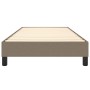 Taupe gray fabric bed frame 90x190 cm by vidaXL, Beds and slatted bases - Ref: Foro24-3120480, Price: 88,12 €, Discount: %