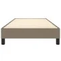 Taupe gray fabric bed frame 90x190 cm by vidaXL, Beds and slatted bases - Ref: Foro24-3120480, Price: 77,42 €, Discount: %