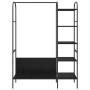 Perchero para ropa Negro 120 x 44 x 160 cm Madera contrachapada