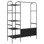 Perchero para ropa Negro 120 x 44 x 160 cm Madera contrachapada