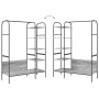 Perchero para ropa Gris 120 x 44 x 160 cm Madera contrachapada