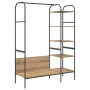 Perchero para ropa Beige 120 x 44 x 160 cm Madera contrachapada