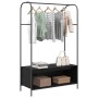 Perchero para ropa Negro 100 x 44 x 160 cm Madera contrachapada