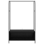 Perchero para ropa Negro 100 x 44 x 160 cm Madera contrachapada