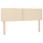 Cama box spring con colchón tela color crema 140x190 cm de vidaXL, Camas y somieres - Ref: Foro24-3129630, Precio: 399,94 €, ...