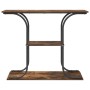 Mesa Consola con estante Roble ahumado 101 x 35 x 80.5 cm