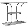 Mesa Consola con estante Gris sonoma 101 x 35 x 80.5 cm