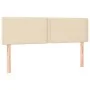 Box spring bed with cream fabric mattress 140x190 cm by vidaXL, Beds and slatted bases - Ref: Foro24-3130190, Price: 399,29 €...