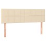 Box spring bed with cream fabric mattress 140x190 cm by vidaXL, Beds and slatted bases - Ref: Foro24-3130270, Price: 408,81 €...