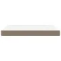 Pocket spring mattress taupe gray fabric 140x190x20 cm by vidaXL, Mattresses - Ref: Foro24-347778, Price: 196,61 €, Discount: %