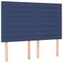 Box spring bed with blue fabric mattress 140x190 cm by vidaXL, Beds and slatted bases - Ref: Foro24-3131511, Price: 545,43 €,...