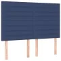 Box spring bed with blue fabric mattress 140x190 cm by vidaXL, Beds and slatted bases - Ref: Foro24-3131511, Price: 520,28 €,...
