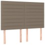 Box spring bed with taupe gray fabric mattress 140x190 cm by vidaXL, Beds and slatted bases - Ref: Foro24-3132069, Price: 532...