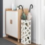 Soporte para sombrilla Blanco 15.5 x 15.5 x 49 cm Metal