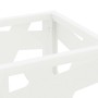 Soporte para sombrilla Blanco 15.5 x 15.5 x 49 cm Metal