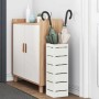 Soporte para sombrilla Blanco 15.5 x 15.5 x 49 cm Metal