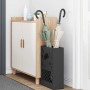 Soporte para sombrilla Negro 28 x 12 x 41 cm Acero