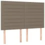 Box spring bed with taupe gray fabric mattress 140x190 cm by vidaXL, Beds and slatted bases - Ref: Foro24-3137233, Price: 561...