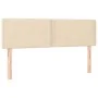 Box spring bed with cream fabric mattress 140x190 cm by vidaXL, Beds and slatted bases - Ref: Foro24-3139974, Price: 388,52 €...