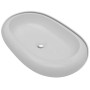 Ovales Waschbecken aus weißer Keramik, 63 x 42 cm von vidaXL, Sinkt - Ref: Foro24-140673, Preis: 91,44 €, Rabatt: %