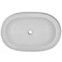 White ceramic oval washbasin 63x42 cm by vidaXL, Sinks - Ref: Foro24-140673, Price: 83,43 €, Discount: %
