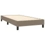 Box spring bed with taupe gray fabric mattress 90x190 cm by vidaXL, Beds and slatted bases - Ref: Foro24-3140101, Price: 300,...