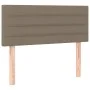 Box spring bed with taupe gray fabric mattress 90x190 cm by vidaXL, Beds and slatted bases - Ref: Foro24-3140101, Price: 300,...