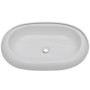 Ovales Waschbecken aus weißer Keramik, 63 x 42 cm von vidaXL, Sinkt - Ref: Foro24-140673, Preis: 91,44 €, Rabatt: %