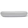 White ceramic oval washbasin 63x42 cm by vidaXL, Sinks - Ref: Foro24-140673, Price: 91,44 €, Discount: %