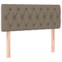 Box spring bed with taupe gray fabric mattress 90x190 cm by vidaXL, Beds and slatted bases - Ref: Foro24-3140261, Price: 308,...