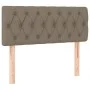 Box spring bed with taupe gray fabric mattress 90x190 cm by vidaXL, Beds and slatted bases - Ref: Foro24-3140261, Price: 303,...