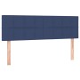 Box spring bed with blue fabric mattress 140x190 cm by vidaXL, Beds and slatted bases - Ref: Foro24-3140615, Price: 445,89 €,...