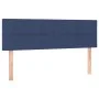 Box spring bed with blue fabric mattress 140x190 cm by vidaXL, Beds and slatted bases - Ref: Foro24-3140615, Price: 444,88 €,...