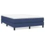 Box spring bed with blue fabric mattress 140x190 cm by vidaXL, Beds and slatted bases - Ref: Foro24-3144075, Price: 407,47 €,...