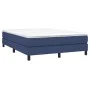 Box spring bed with blue fabric mattress 140x190 cm by vidaXL, Beds and slatted bases - Ref: Foro24-3144075, Price: 407,47 €,...