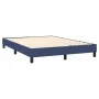 Box spring bed with blue fabric mattress 140x190 cm by vidaXL, Beds and slatted bases - Ref: Foro24-3144075, Price: 407,47 €,...