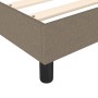 Cama box spring con colchón tela gris taupe 90x190 cm de vidaXL, Camas y somieres - Ref: Foro24-3144041, Precio: 282,46 €, De...