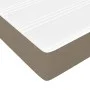 Box spring bed with taupe gray fabric mattress 90x190 cm by vidaXL, Beds and slatted bases - Ref: Foro24-3144041, Price: 282,...