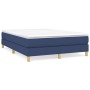 Box spring bed with blue fabric mattress 140x190 cm by vidaXL, Beds and slatted bases - Ref: Foro24-3144173, Price: 402,17 €,...